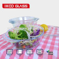 Borosilicate tempered glass bakeware/dishware/casserole with glass lid,avaliable in 0.7L,1L,1.3L,1.5L,2L MOQ:3K/size